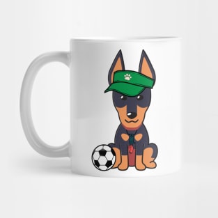 Alsatian Playing Soccer Mug